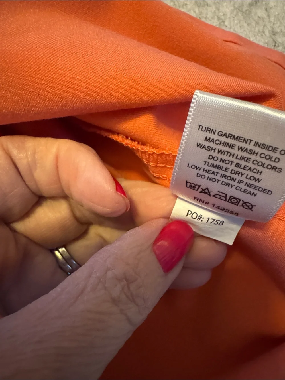 Figs Orange V-Neck Scrub Top and Jogger set size Medium womens